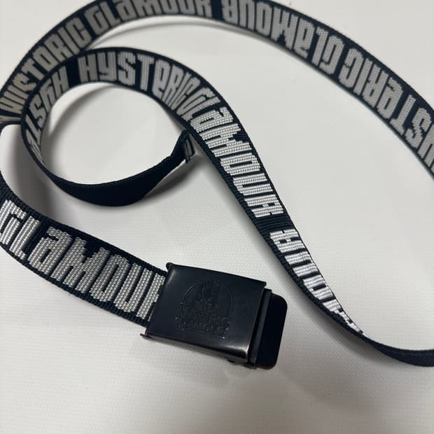 히스테릭 글래머 자카드 테이프 벨트