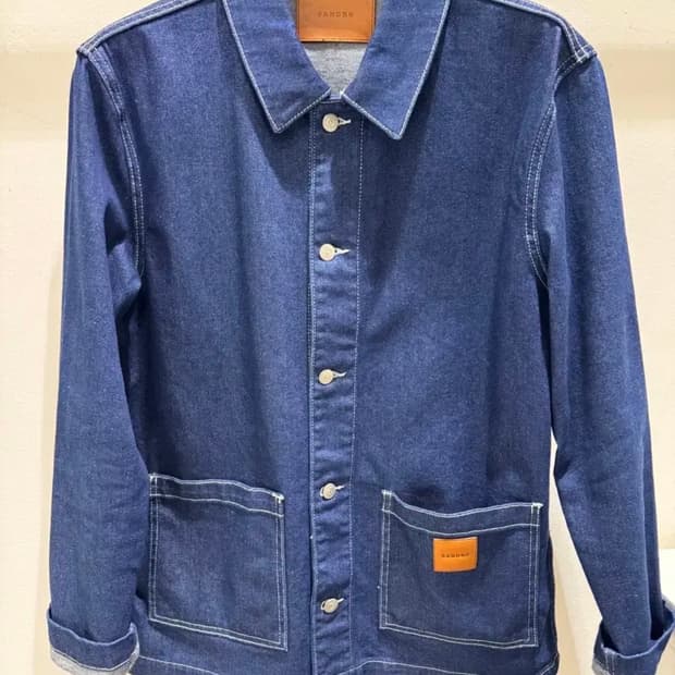 산드로 데님 워크자켓