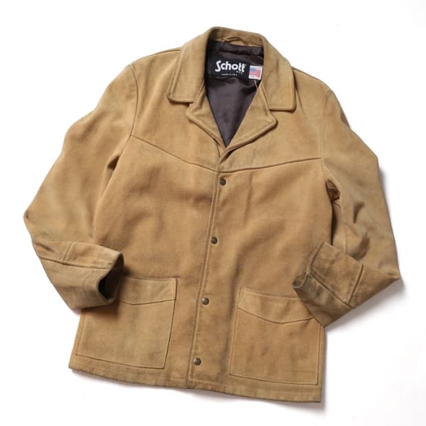 쇼트 Schott Suede Leather Rancher Jacket  