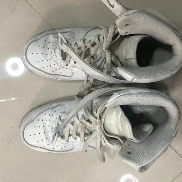 에어포스 미드 화이트 260