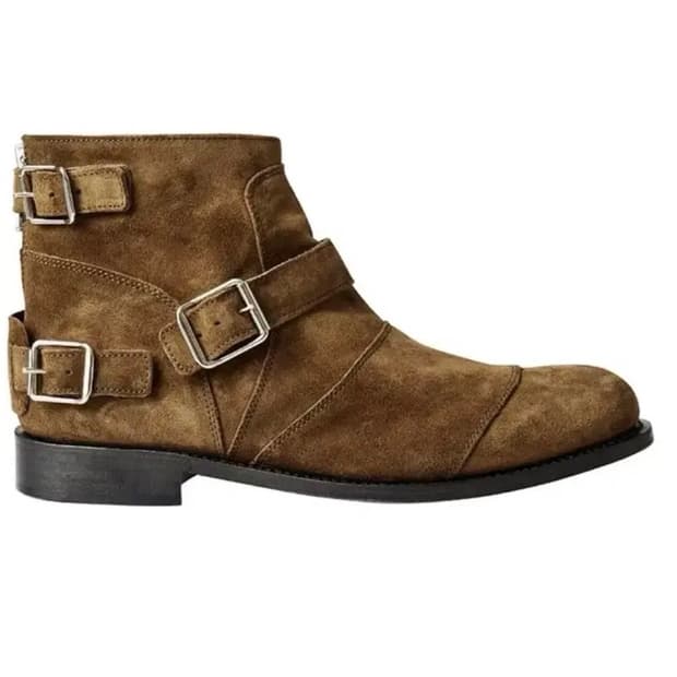 발망 X H&M 스웨이드 부츠