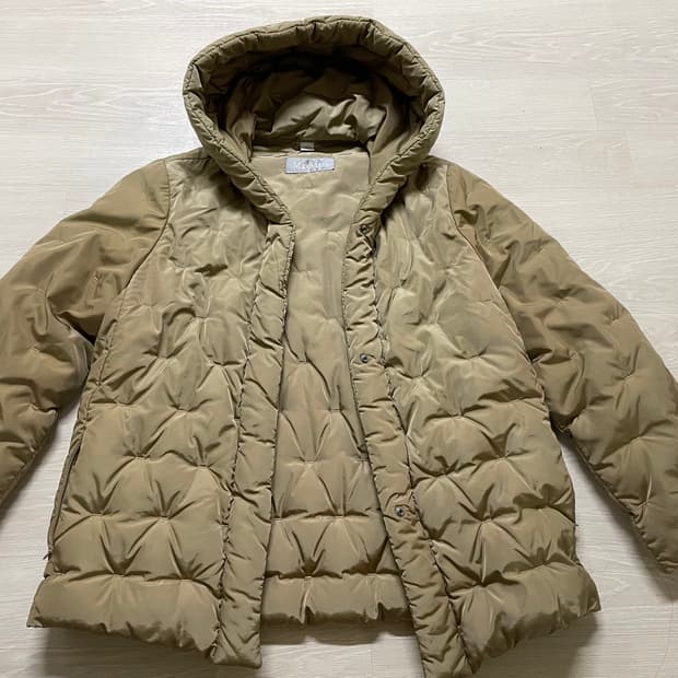 막스마라 후드 퀼팅 패딩 점퍼