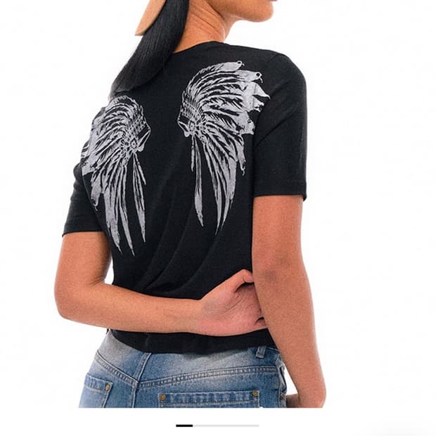 B.access Angel Wing Graphic T-shirt