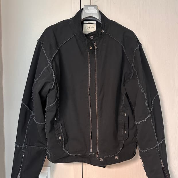 ETCE DOUBLE ZIP MOTO JACKET (BLACK) L