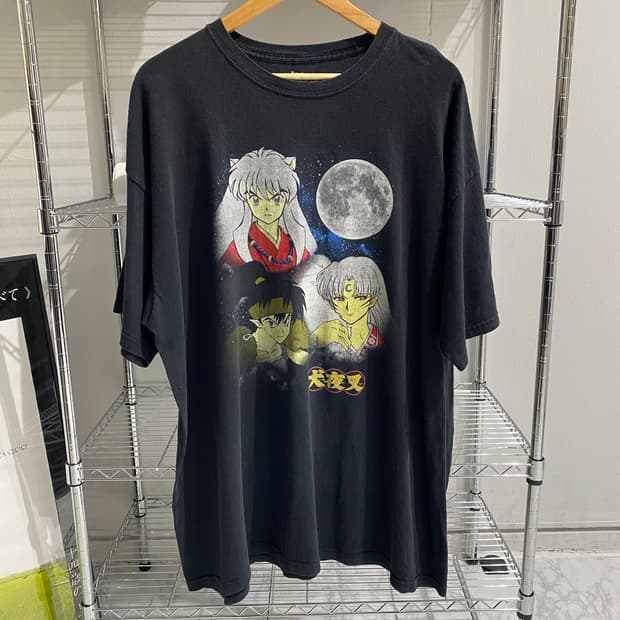 이누야샤 오피셜 애니메이션 티셔츠