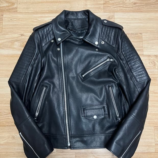 이용준 디자이너 206 옴므 염소가죽 라이더 자켓 50