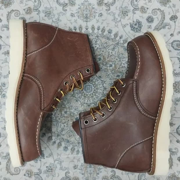 245-255)호킨스 스폰사 브라운 가죽 부츠