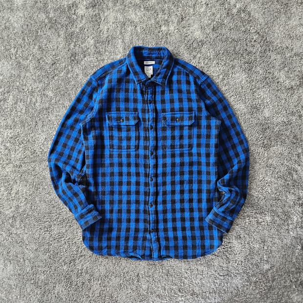 [무료배송] GAP 체크 플란넬 셔츠