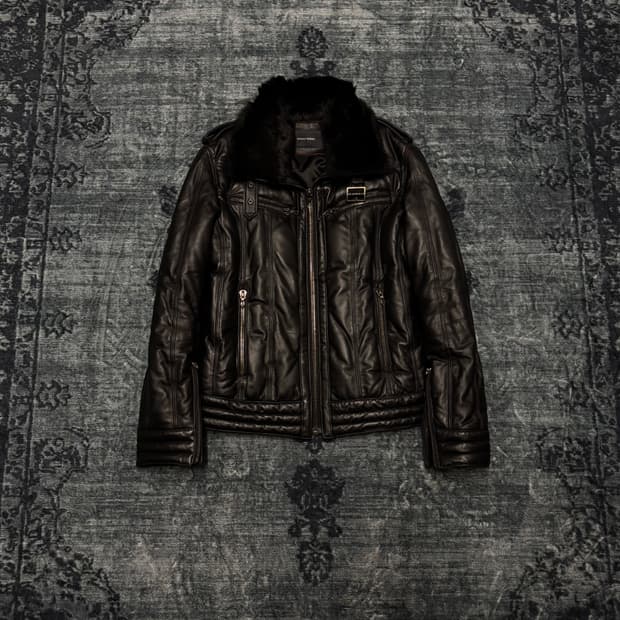 Maniac works vkei leather fur jacket