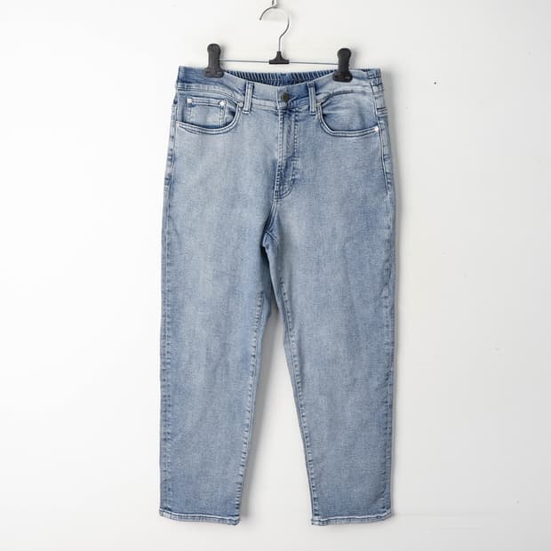 32/24/7시리즈 밴딩 데님 팬츠 