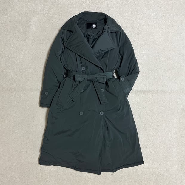 보니스팍스 토끼털 벨티드 구스다운 패딩점퍼