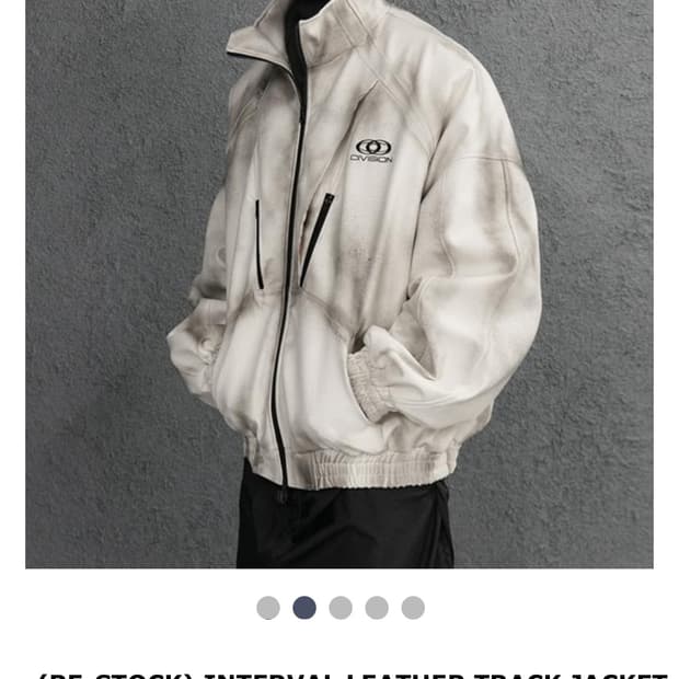 Civision 레더 트랙자켓