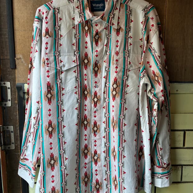 Vintage Wrangler Western Pattern Shirt