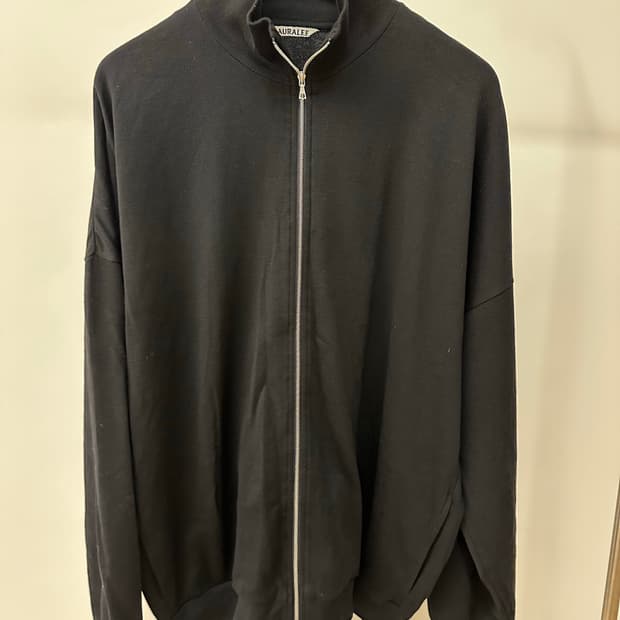 23FW 오라리 슈퍼 하이 게이지 스웻 집 블루종