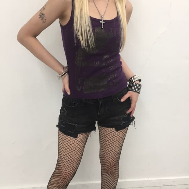 Kitch dark purple sleeveless 