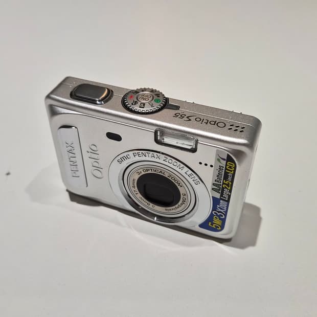작례O 초소형 펜탁스 옵티오 s55 디지털카메라 빈티지 디카