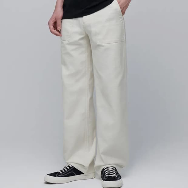 [27] 무신사 스탠다드 레플리카 퍼티그 팬츠 크림 판매