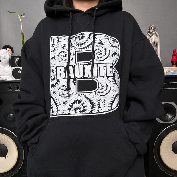 러셀애슬레틱 블랙 후드티