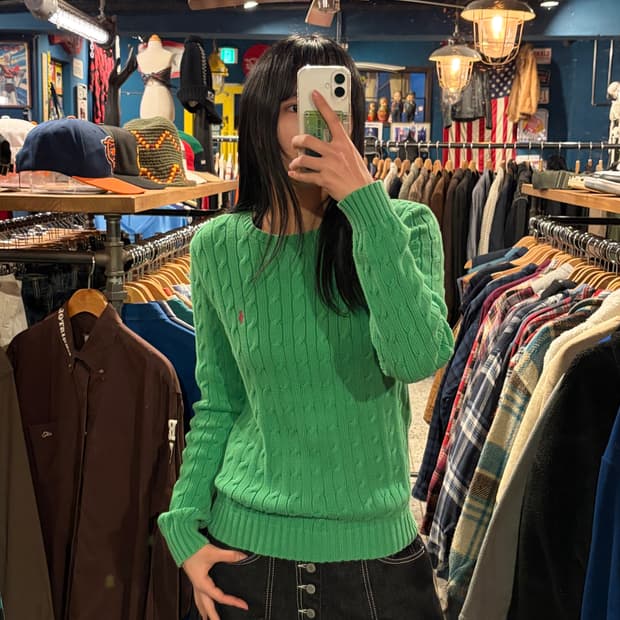 POLO 폴로 랄프로렌 꼬임 긴팔 니트