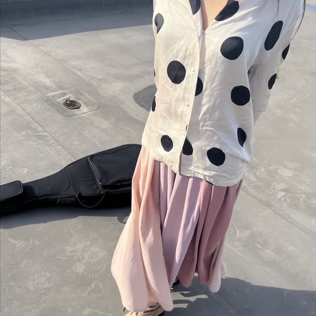 Polka Dot Shirt 폴카 도트 셔츠