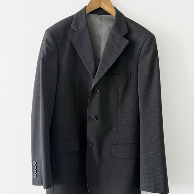 버버리 블랙라벨 썸머울 자켓