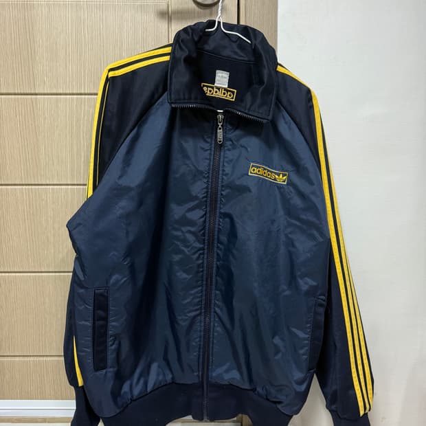 아디다스 네이비 트랙탑 져지 바람막이