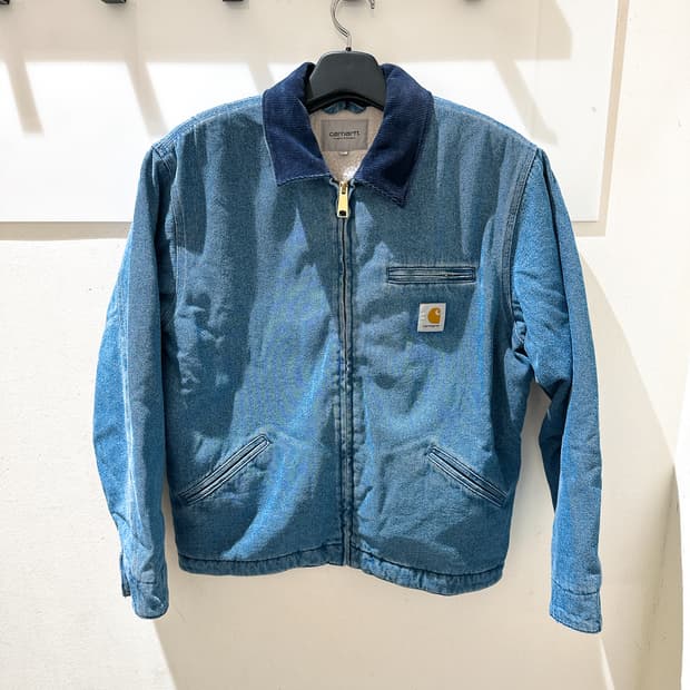 (정품/새상품) carhartt 칼하트 남성 데님 집업 디트로이트 자켓 