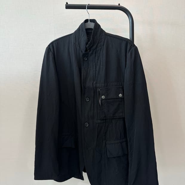 꼼데가르송 옴므 포켓 지퍼 블레이져