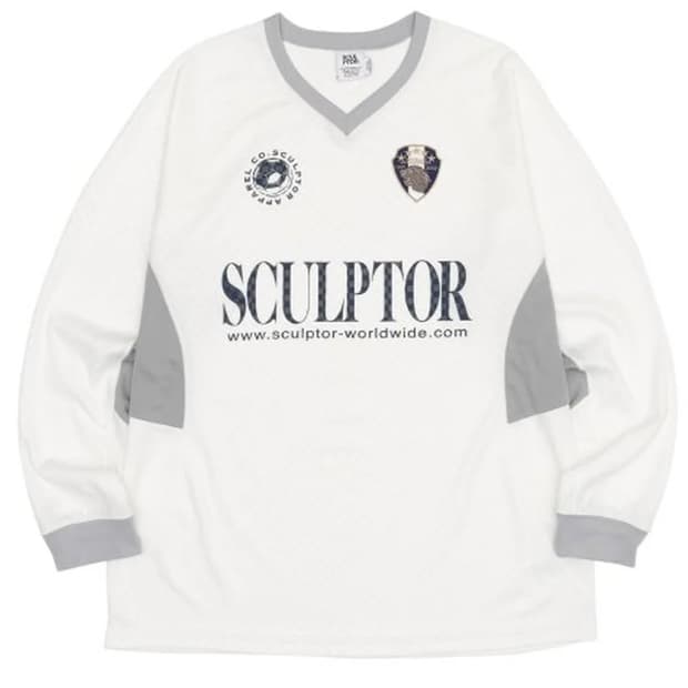 스컬프터 롱슬리브 Damier Soccer Jersey Damier Wh