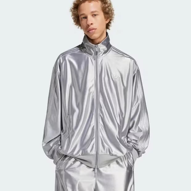 아디다스 오버사이즈 파이어버드 트랙탑 라이트 오닉스 실버 IT7450