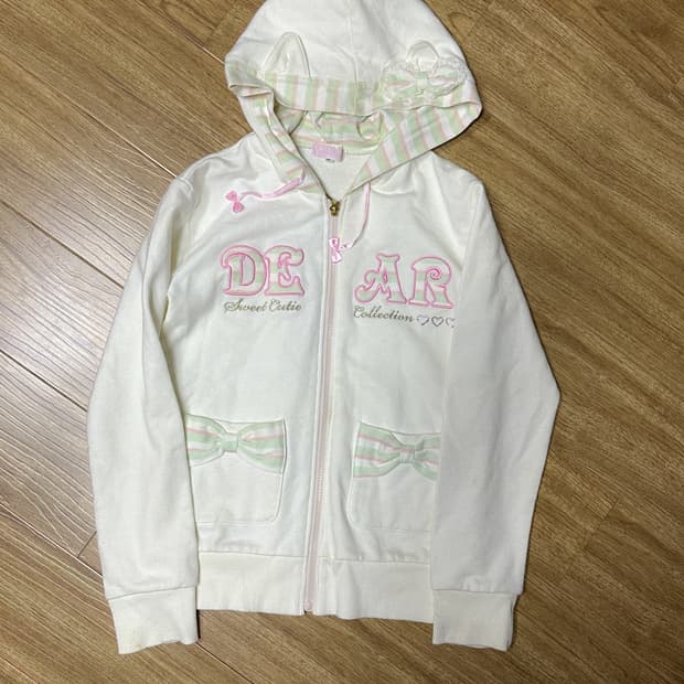 빈티지 히메갸루 네코미미 후드집업 로걀 라떼 긱시크 대장템 stc