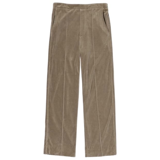 오라리 22SS 오가닉 코튼 벨벳 팬츠