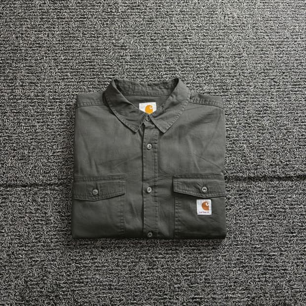 칼하트 아카이브 투 포켓 긴팔 워크 자켓 3452