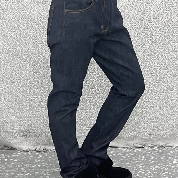 유니클로 질샌 다크인디고 모던 캐주얼 데님 팬츠 28인치 C09133