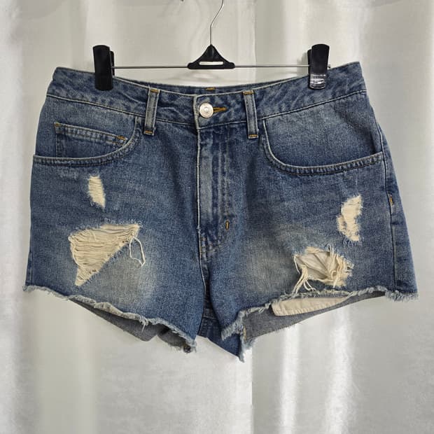 톰보이 데미지 청반바지 (1539)