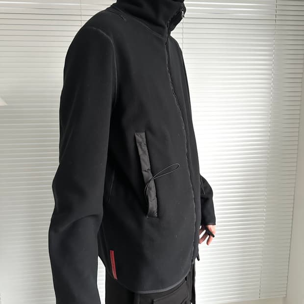 프라다 스포츠 2000s 유틸리티 테크 플리스 자켓