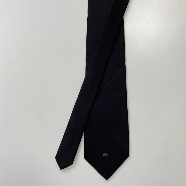 버버리 (Burberry) 심플로고 정품 명품 블랙 넥타이