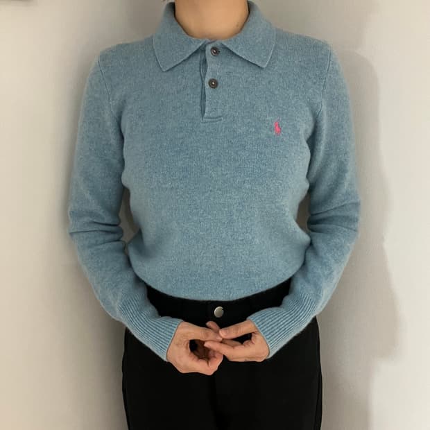 폴로 랄프로렌 램스울 니트 