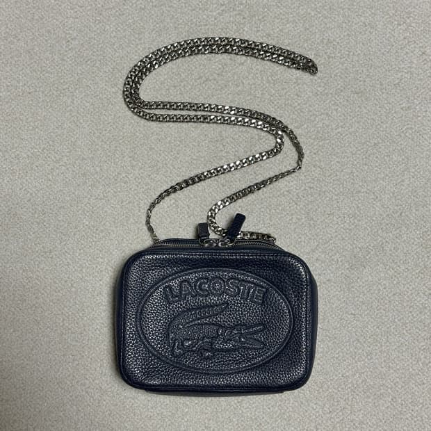 라코스테 크로스백 크로코크루