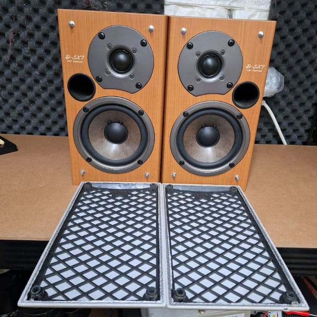 70w 빈티지 중형 스피커 온쿄 d-sx7 레트로 앤틱 카페 가게 오디오