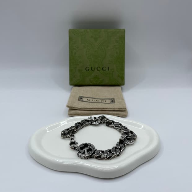 구찌 팔찌 18호 인터로킹G 체인 브레이슬릿