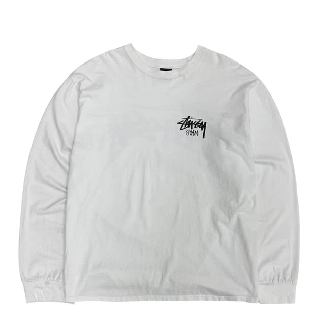 스투시 괌 롱슬리브 화이트 (XL~2XL) 