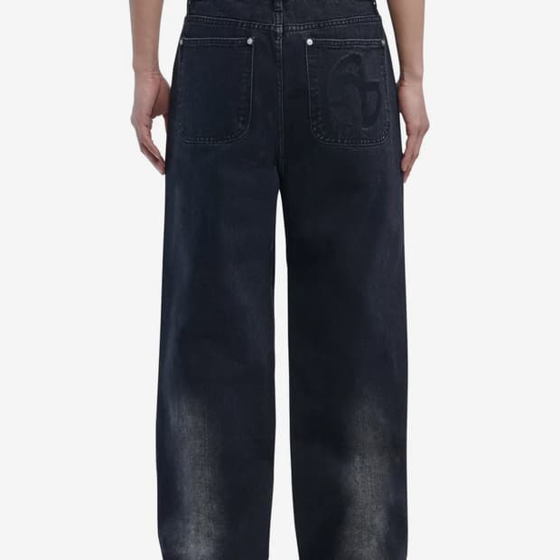 노매뉴얼 워싱 데님 팬츠