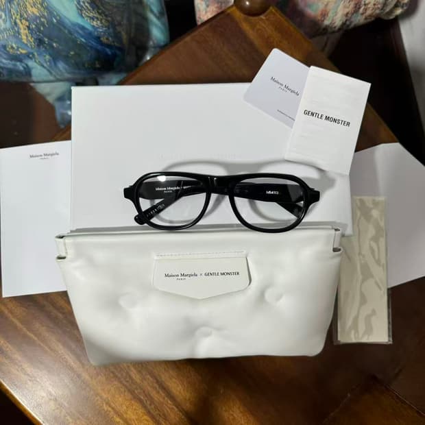 (정품)젠틀몬스터x메종마르지엘라 MM113 01  패션안경