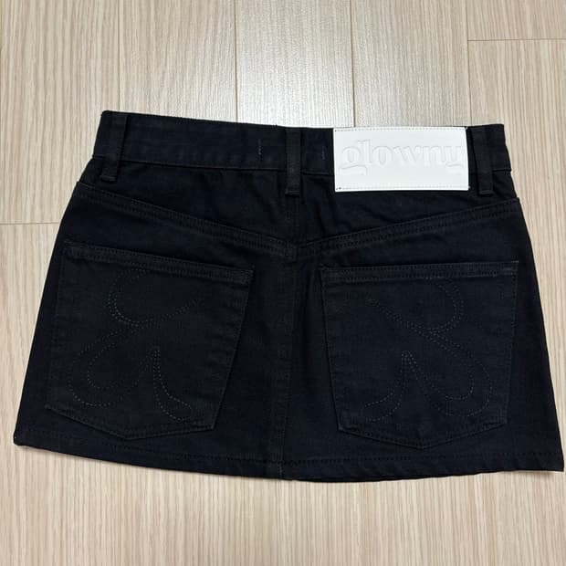글로니 99 Low Rise Mini Skirt Black XS