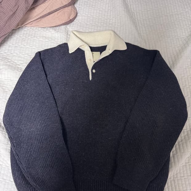 포터리 / 럭비 니트 네이비 / 3