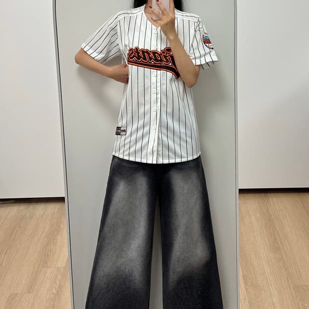 롯데자이언츠 네포스 노마킹 올드 반팔 유니폼