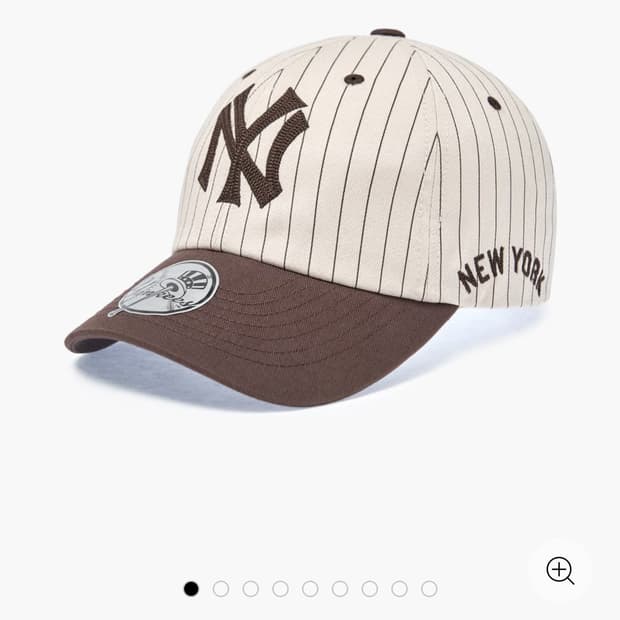 MLB 스트라이프 볼캡