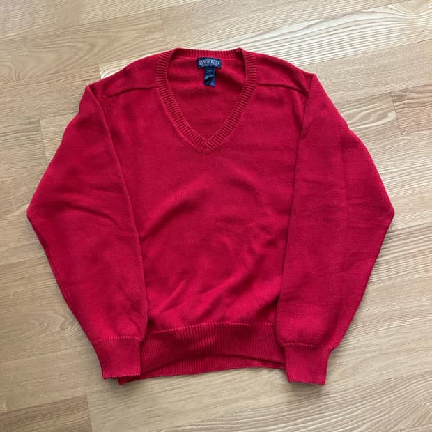 90년대 랜즈엔드 코튼 스웨터 (Made in USA)