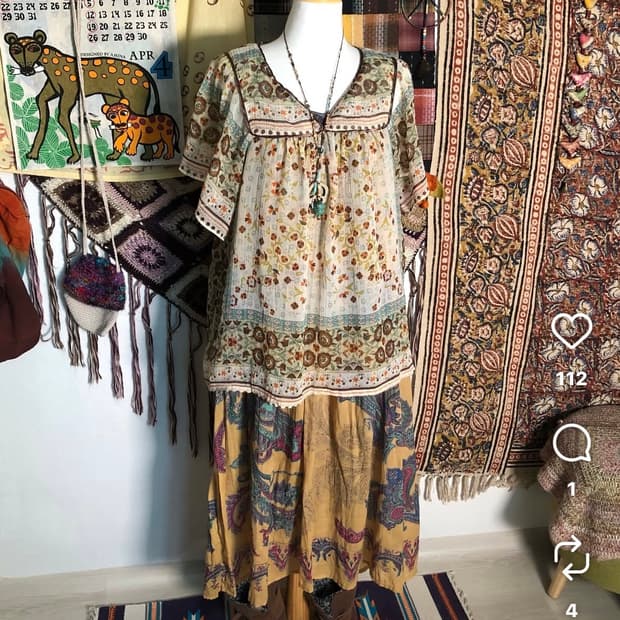 데이나빈티지 히피모리 코디세트